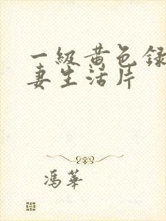 一级黄色录像夫妻生活片