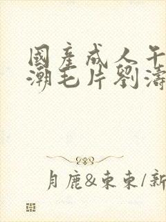 国产成人午夜高潮毛片刘涛