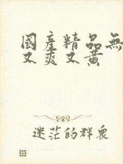 国产精品无遮挡又爽又黄