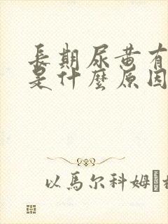 长期尿黄有泡沫是什么原因