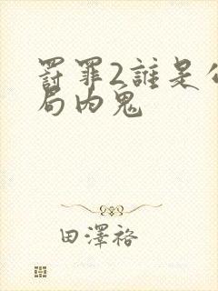 罚罪2谁是公安局内鬼封面