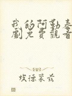 我的阿勒泰电视剧免费观看全集播放