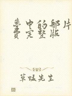 梦中的那片海免费完整版