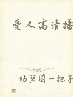 爱人高清播放