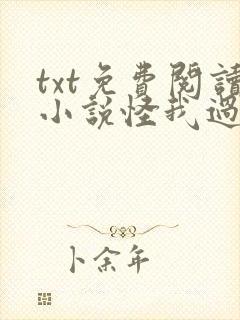 txt免费阅读小说怪我过分喜欢你