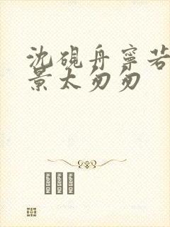 沈砚舟宁若曦盛景太匆匆