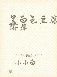 呈白色豆腐渣外阴痒