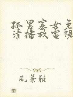 孤男寡女免费高清播放电视剧大全