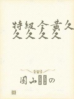 特级全黄久久久久久久久