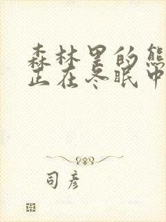 森林里的熊先生正在冬眠中漫画免费阅读