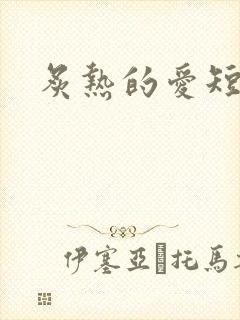 炙热的爱短剧