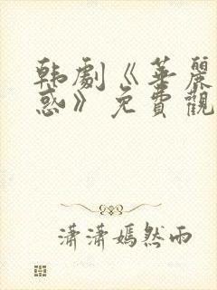 韩剧《华丽的诱惑》免费观看