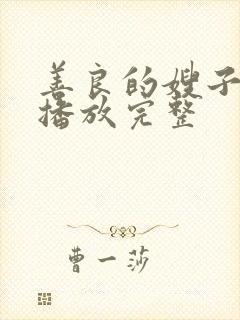 善良的嫂子高清播放完整