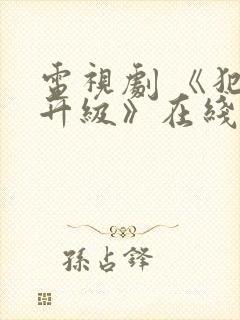 电视剧 《犯罪升级》在线看