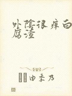 外阴很痒白带豆腐渣