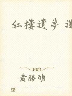 红楼遗梦 迷男封面