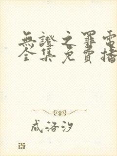 无证之罪电视剧全集免费播放