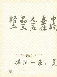 精品人妻中出一二三区在线