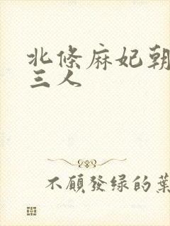 北条麻妃朝桐光三人