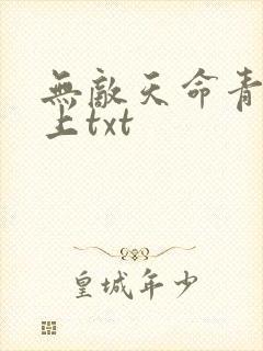 无敌天命青鸾峰上txt封面
