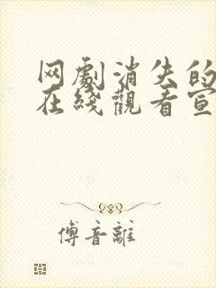 网剧消失的凶手在线观看宣璐封面