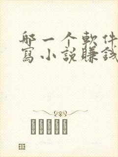 哪一个软件可以写小说赚钱