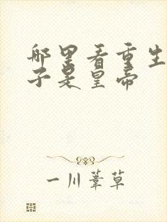 哪里看重生之老子是皇帝封面