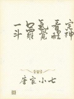 一口气看完穿越斗罗觉醒神级武魂