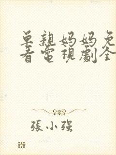 单亲妈妈免费观看电视剧全集封面