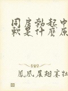 同房勃起中途变软是什么原因