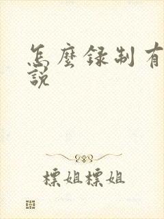 怎么录制有声小说封面