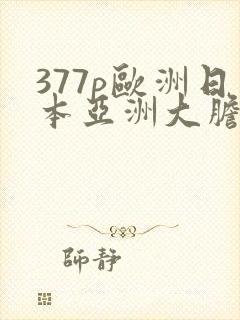 377p欧洲日本亚洲大胆噜噜