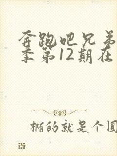 奔跑吧兄弟第五季第12期在线观看