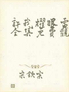 许我耀眼电视剧全集免费观看完整版