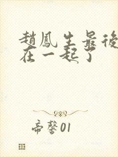 赵凤生最后和谁在一起了