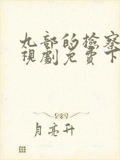 九部的检察官电视剧免费下载