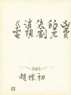 《消失的凶手》电视剧免费播放封面