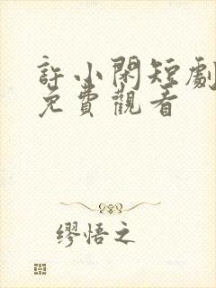 许小闲短剧全集免费观看