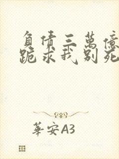 负债三万亿债主跪求我别死全文免费阅读