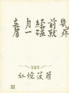 来月经前几天乳房一碰就疼咋回事