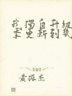 我独自升级第二季更新到几集