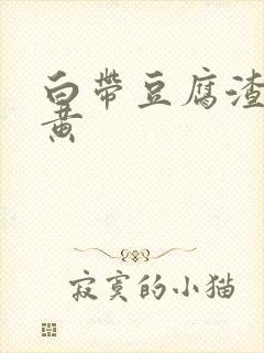 白带豆腐渣状带黄