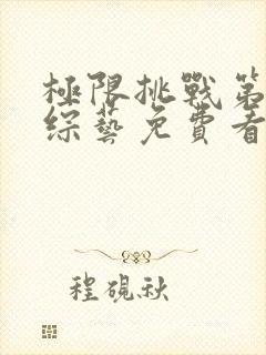 极限挑战第二季综艺免费看封面