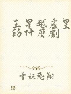 王星越卢昱晓演的什么剧