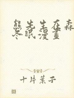 熊先生在森林里冬眠漫画封面