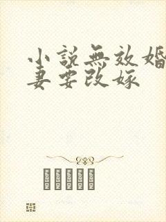 小说无效婚约前妻要改嫁封面