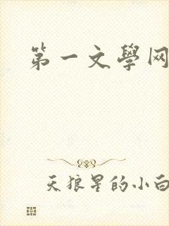 第一文学网封面