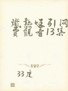 炽热吸引网剧免费观看13集