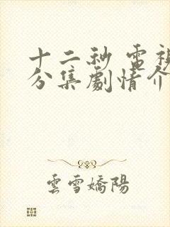 十二秒 电视剧分集剧情介绍