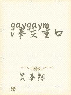 gaygaymv拳交重口